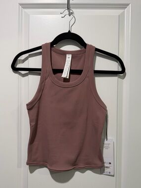 Alo Ribbed Go To Tank - Smoky Quartz